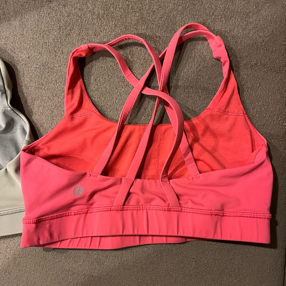 Lululemon hot pink sports bra